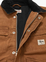 Washed Canvas Shop Jacket Bronze by Stüssy | Couverture & The Garbstore