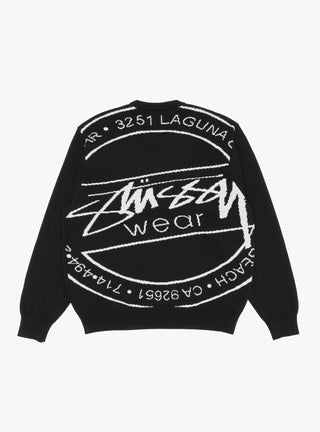 Laguna Icon Sweater Black by Stüssy | Couverture & The Garbstore