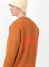 Laguna Icon Sweater Tan by Stüssy | Couverture & The Garbstore