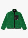 stussy sherpa reversible jacket green 