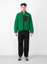 Sherpa Reversible Jacket Green by Stüssy | Couverture & The Garbstore