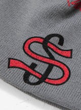 Mixed Logo Skullcap Grey by Stüssy | Couverture & The Garbstore