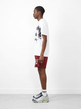 Mesh Sport Short Maroon by Stüssy | Couverture & The Garbstore