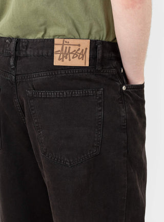 Big Ol' Jean Washed Canvas Black by Stüssy | Couverture & The Garbstore