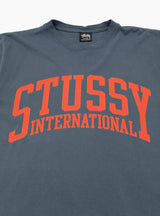 International Pig. Dyed T-shirt Indigo by Stüssy | Couverture & The Garbstore