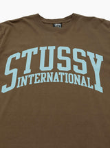 International Pid. Dyed T-shirt Brown by Stüssy | Couverture & The Garbstore