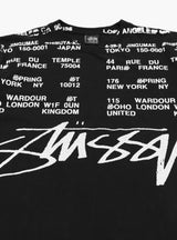 Locations Pig. Dyed T-shirt Black by Stüssy | Couverture & The Garbstore