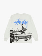 Beat Crazy Long Sleeve T-shirt Fog by Stüssy | Couverture & The Garbstore