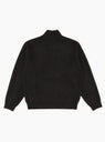 Half Zip Mock Neck Sweater Black