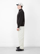Half Zip Mock Neck Sweater Black by Stüssy | Couverture & The Garbstore