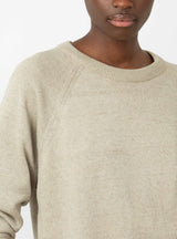 Cotton Cashmere Sweater Beige by nanamica | Couverture & The Garbstore