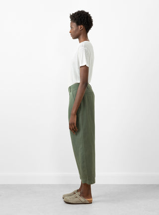 Petite Bari Crop Trouser Thyme by Apiece Apart | Couverture & The Garbstore