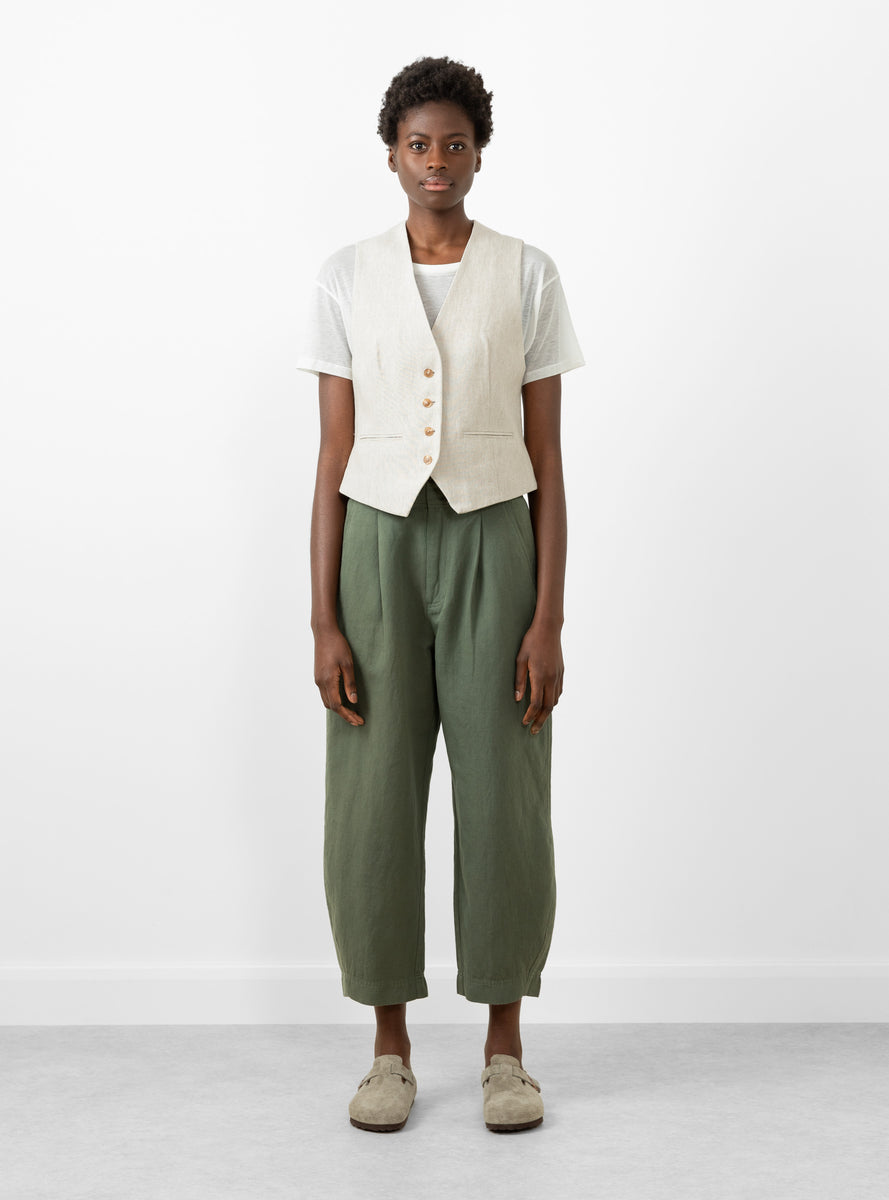 【Eaphi】linen like belt vest 美品 Eaphi エフィ linen like belt vest 完売品 - メルカリ