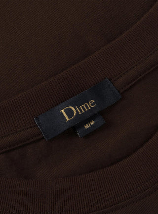 ISO T-shirt Deep Brown by Dime | Couverture & The Garbstore