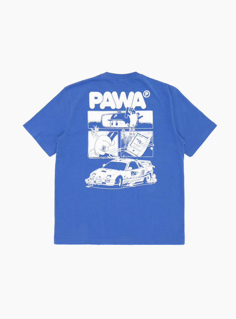 Racing T-shirt Racing Blue Pawa Speed SPorts