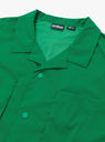 Short Sleeve Camp Shirt Green Wild Things Close up 