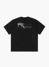 Wild Cat T-shirt Black back 