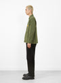 The Canvas Coverall Jacket from Service Works in Olive at Couverture & The Garbstore
model side