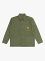The Canvas Coverall Jacket from Service Works in Olive at Couverture & The Garbstore
front 