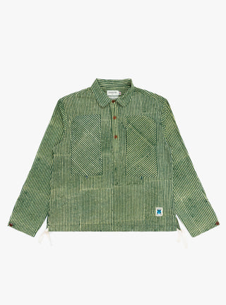 Obra shirt handblock green paratodo 