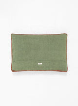 Border Cushion Green by Pomax | Couverture & The Garbstore