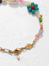 Mexi Flower Bracelet Golden by Anni Lu | Couverture & The Garbstore