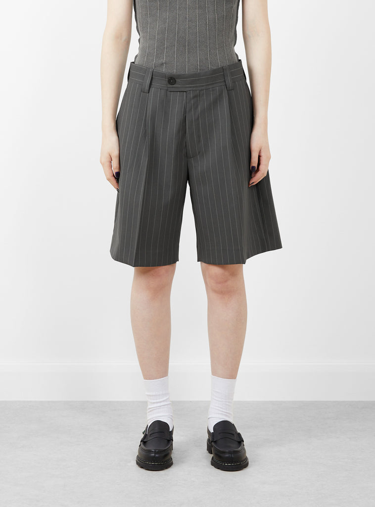 Classic Shorts Anthracite Pinstripe