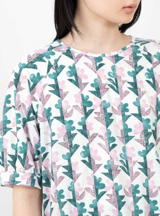 Twin Flower T-Shirt White by Minä Perhonen | Couverture & The Garbstore