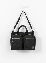 Toga Porter Tote Bag Black with shoulder strap