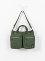 Toga Porter Tote Bag green with shoulder strap