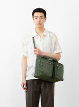 x Toga Archives Tote Bag Green on model 