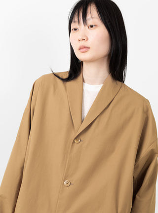 Cover Up Trench Camel on model 