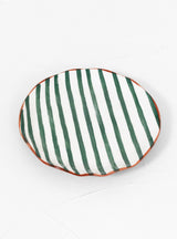 Mykonos Dessert Plate Green by Pomax | Couverture & The Garbstore