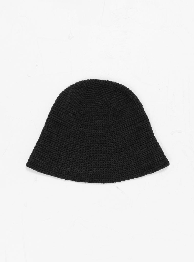 Hand Knit Hat Black Sublime