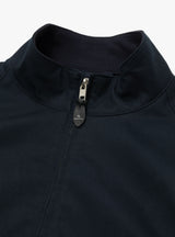 Egyptian Cotton Weekend Jacket Navy HERILL close up