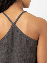 Textured Camisole Grey Navy by Black Crane | Couverture & The Garbstore