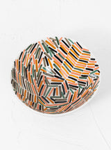 Multicolour Lines Bowl n49 Aida Dirse