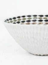 Khaki and Black Drops Bowl n61 by Aida Dirse | Couverture & The Garbstore