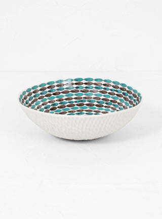 Green and Black Drops Bowl n82 by Aida Dirse | Couverture & The Garbstore