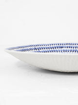 Navy Drops Large Bowl n87 by Aida Dirse | Couverture & The Garbstore