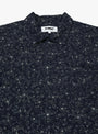 YMC Malik Shirt Navy & Ecru Detail