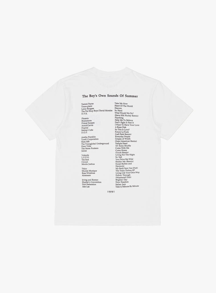 Sounds of the Summer 1991 T-shirt White Boy's Own