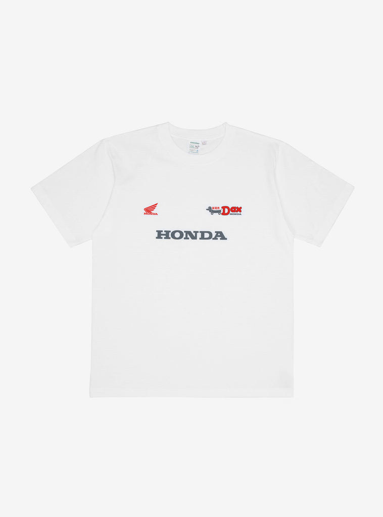 Garbstore & Honda DAX motorbike clothing T-shirt White