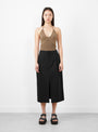Arkada Skirt - Black Apiece Apart at Couverture Front Shot  Full Length