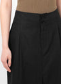 Arkada Skirt - Black Apiece Apart  at Couverture Close Up on  Closure Shot 