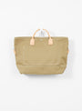 Canvas Utility 2 Way Bag Natural Heritage Leather At The Garbstore Back Profile
