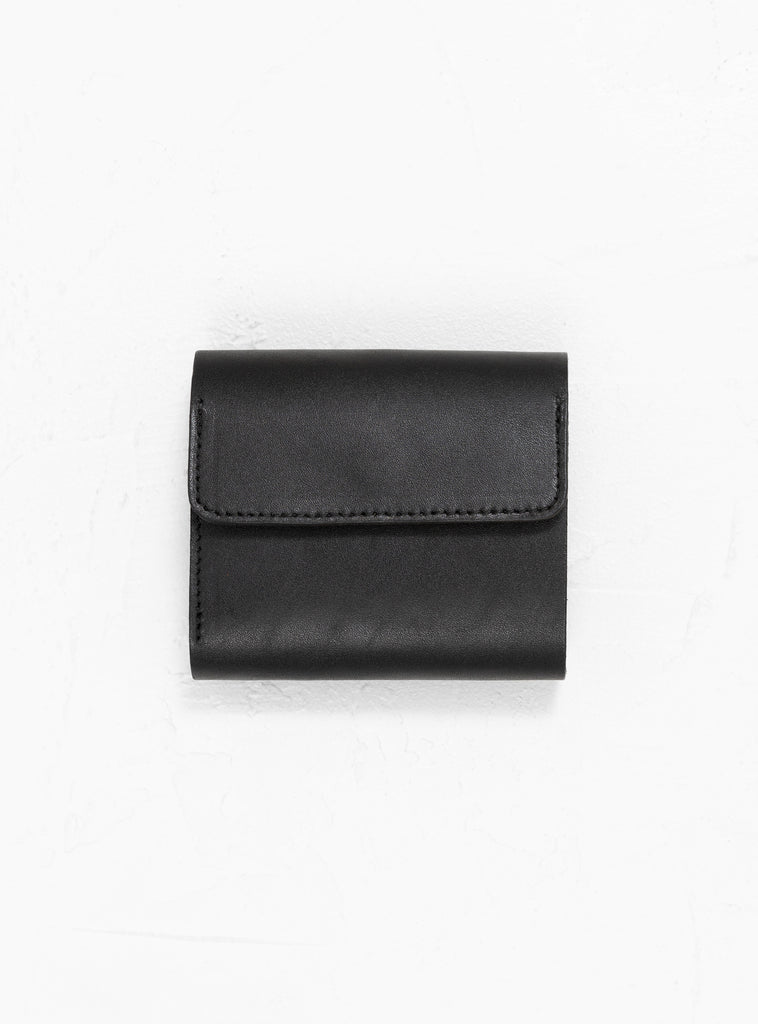 Tri-Fold Latigo Leather Wallet Black