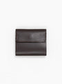 Tri-Fold Latigo Leather Wallet Brown