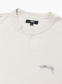 Stussy Lazy SS Tee Bone At Couverture & The Garbstore Front Shot Close up 1