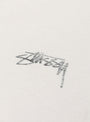 Stussy Lazy SS Tee Bone At Couverture & The Garbstore Front Shot Close up 2